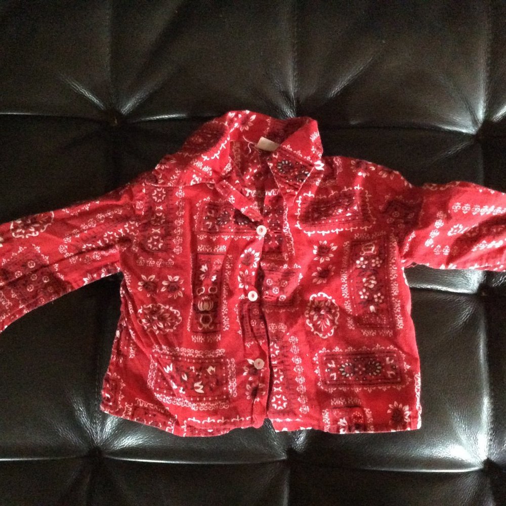 Vintage Bandana print shirt